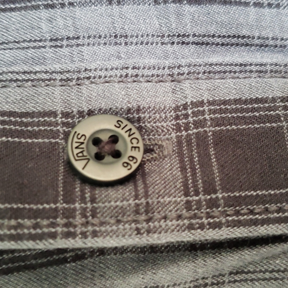 Vans Plaid Long Sleeve  Button Down Shirt - Picture 6 of 11